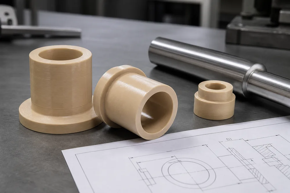 Buchas PEEK para compradores de engenharia dos EUA em 2026: seleção de materiais, desenhos personalizados e perguntas frequentes sobre fornecimento